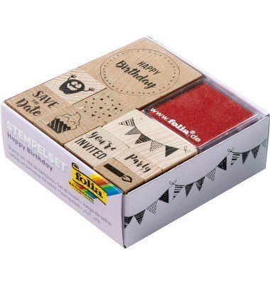 Folia Doğumgünü Stampa Damga Set No:31104