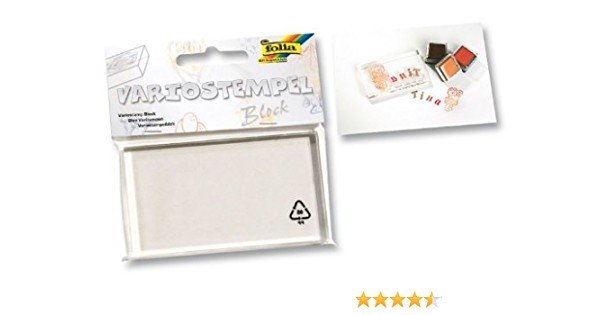 Folia Silikon Stampa Damga Akrilik Blok