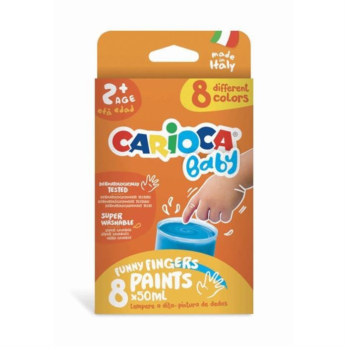 Carioca Baby Finger Paint 8x50ml