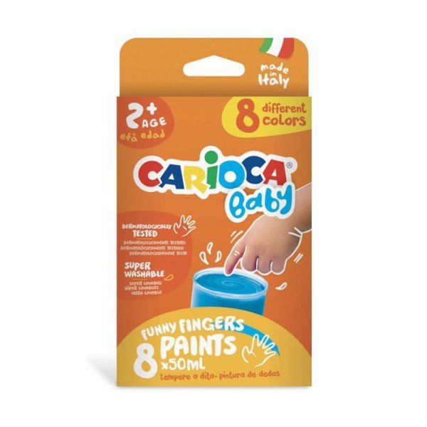 Carioca Baby Finger Paint 8x50ml