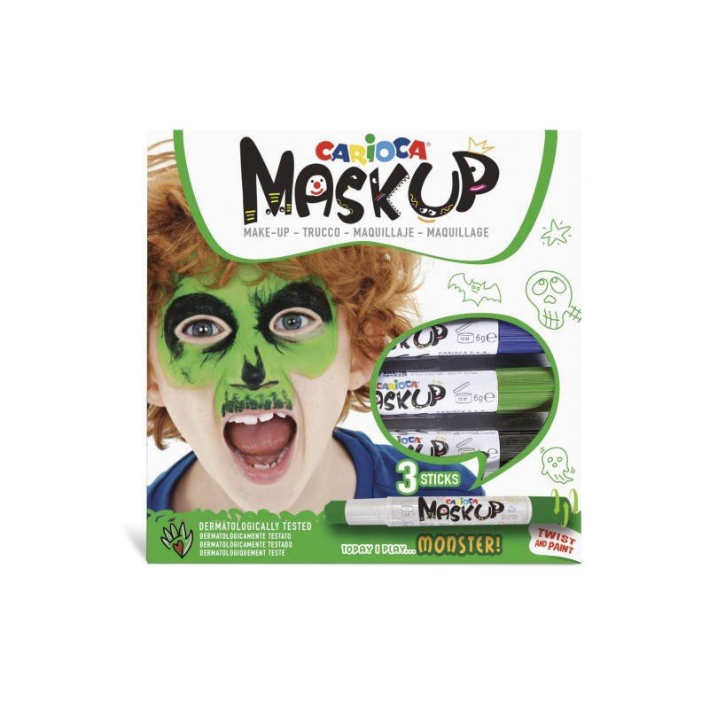 Carioca Yüz Boya Kalemi Monster 3'lü