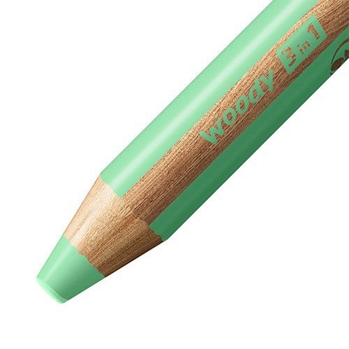 Stabilo Woody 3in1 Pastel Renkler 6'lı + Kalemtraş