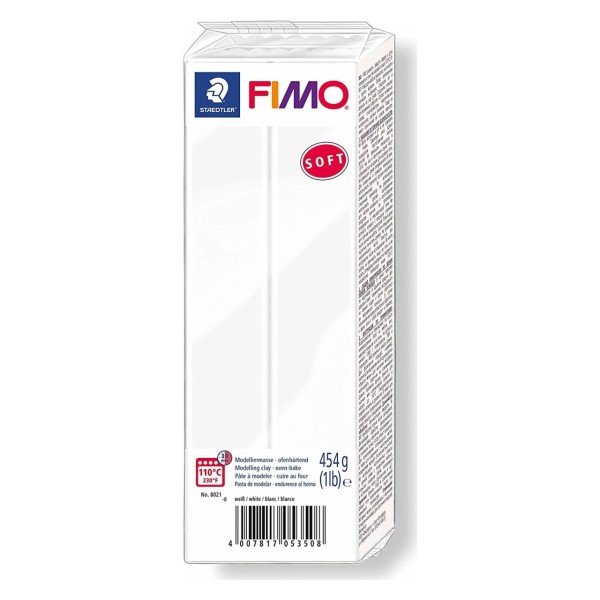Fimo Soft Polimer Kil 454gr Beyaz