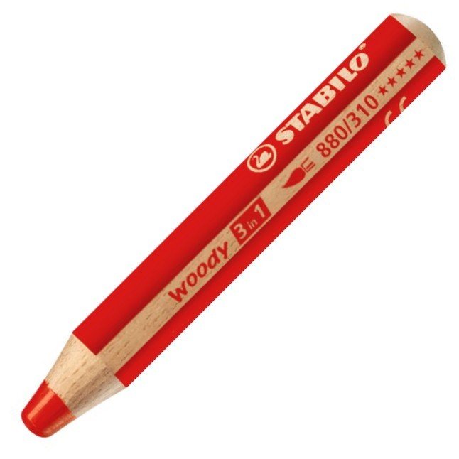 Stabilo Woody 3in1 Kırmızı 310