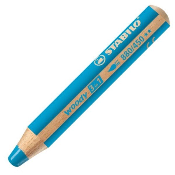 Stabilo Woody 3in1 Açık Mavi 450