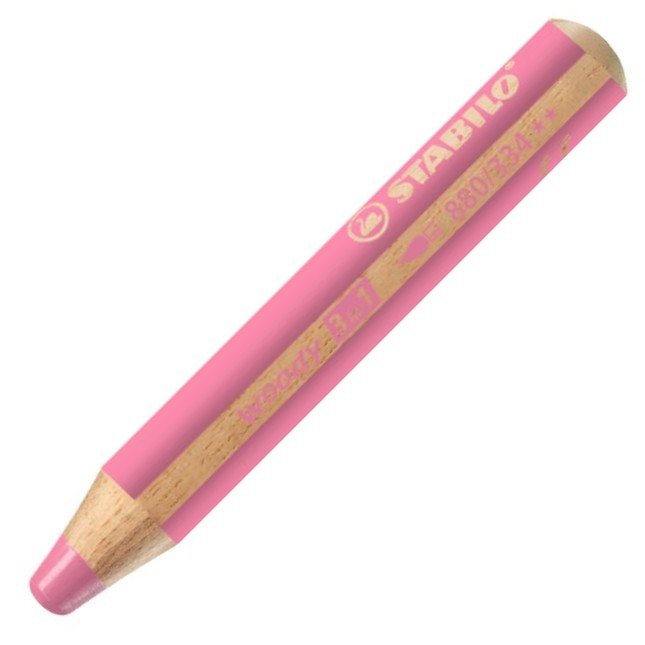 Stabilo Woody 3in1 Pembe 334