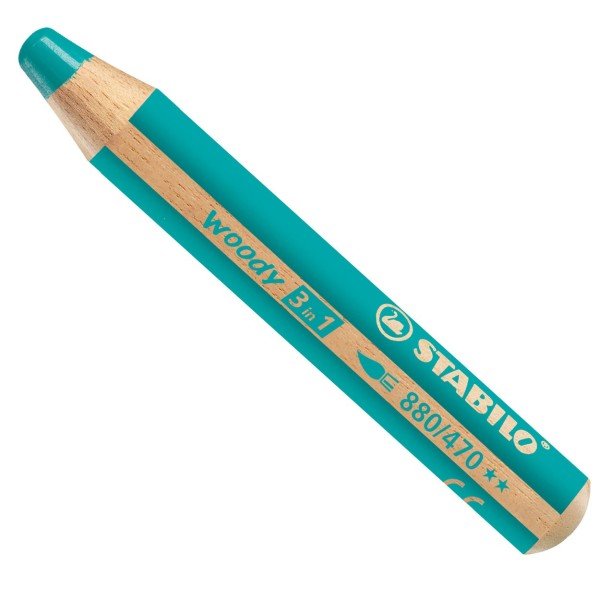 Stabilo Woody 3in1 Turkuaz 470