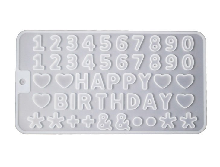 Epoksi Kalıbı Happy Birthday