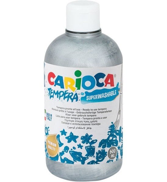 Carioca Tempera Boya 500ml Gümüş 20