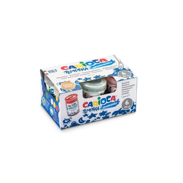 Carioca Tempera Boya 6*25 ml.