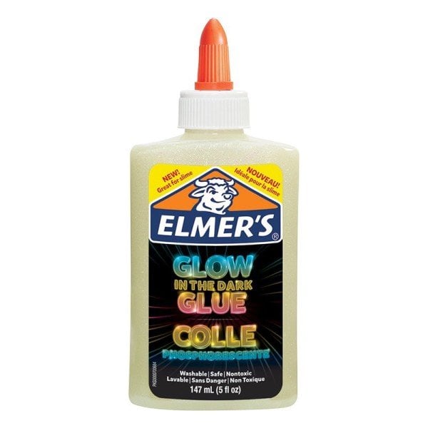 Elmer's Simli Yapıştırıcı Glow in the Dark Karanlıkta Parlayan 147 ml. Beyaz