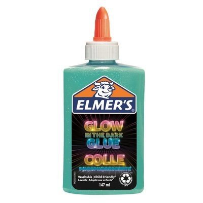 Elmer's Simli Yapıştırıcı Glow in the Dark Karanlıkta Parlayan 147 ml. Mavi