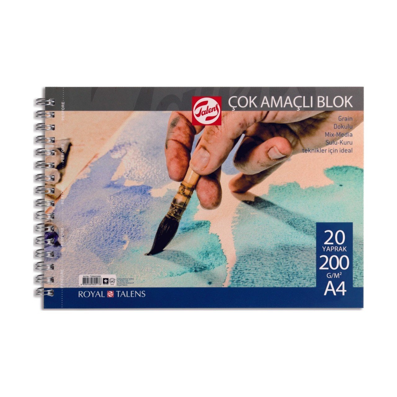 Talens A4 200 gr. Resim Defteri