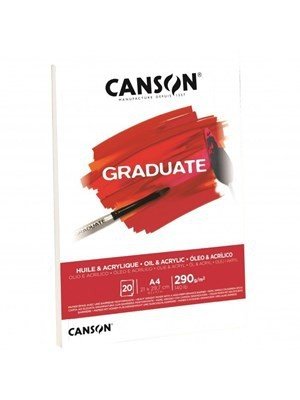 Canson Graduate Yağlı&Akrilik A5 290 gr. 20 Sayfa