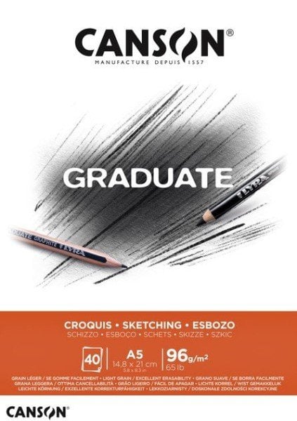 Canson Graduate Sketch A5 96 gr. 40 Sayfa
