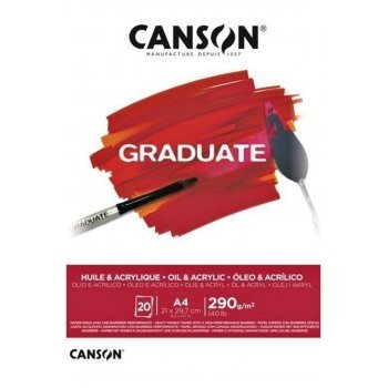 Canson Graduate Yağlı&Akrilik A3 290 gr. 20 Sayfa