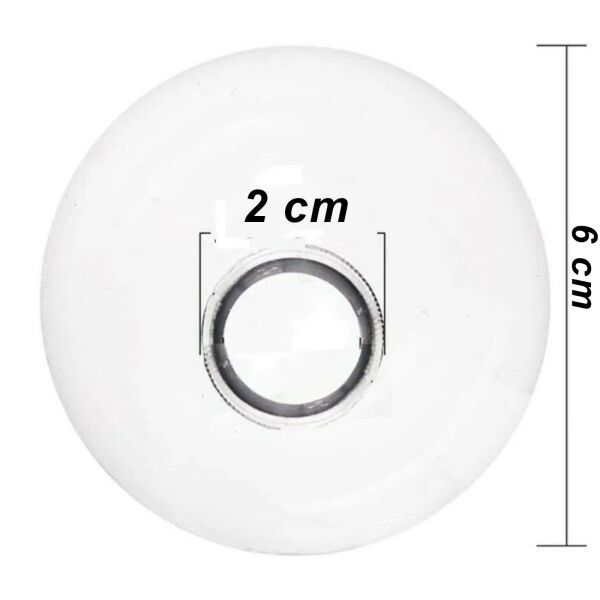 6 cm Üstten Dolum Mika Top 6'lı Set