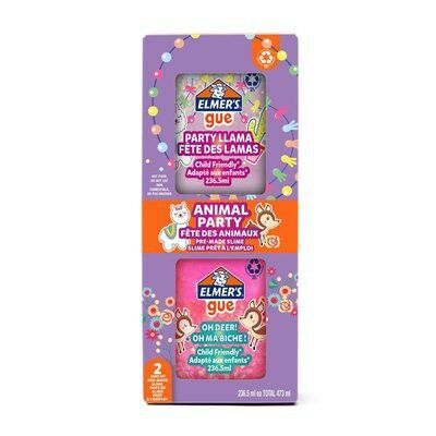 Roco Art Elmer's Hazır Slime 2'li Set Animal Party 2 * 236 ml.