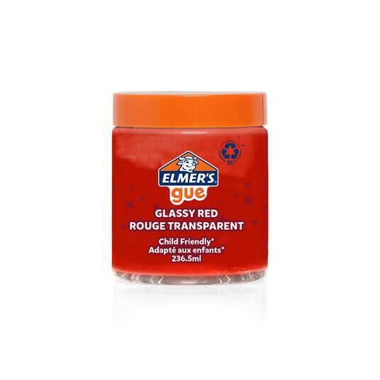 Roco Art Elmer's Gue Hazır Slime Şeffaf Kırmızı 236 ml.