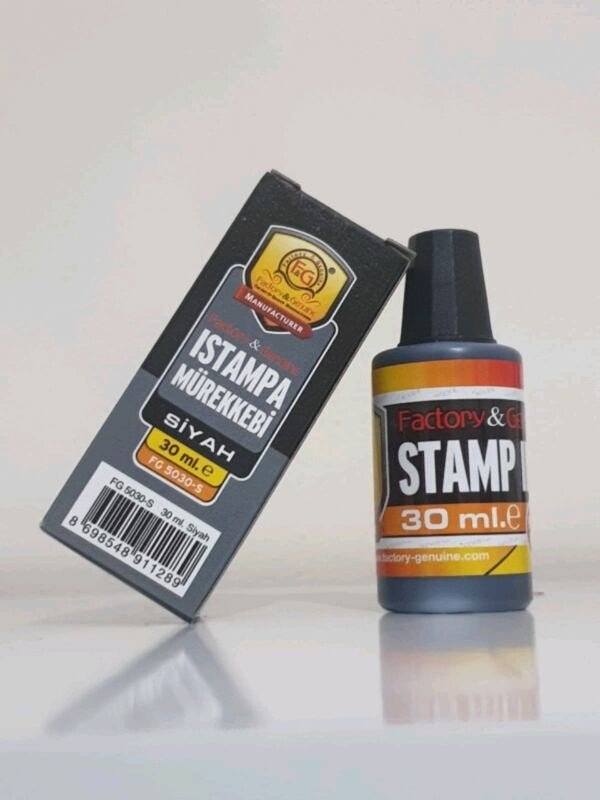 Stampa Damga 30 ml. Siyah Mürekkep