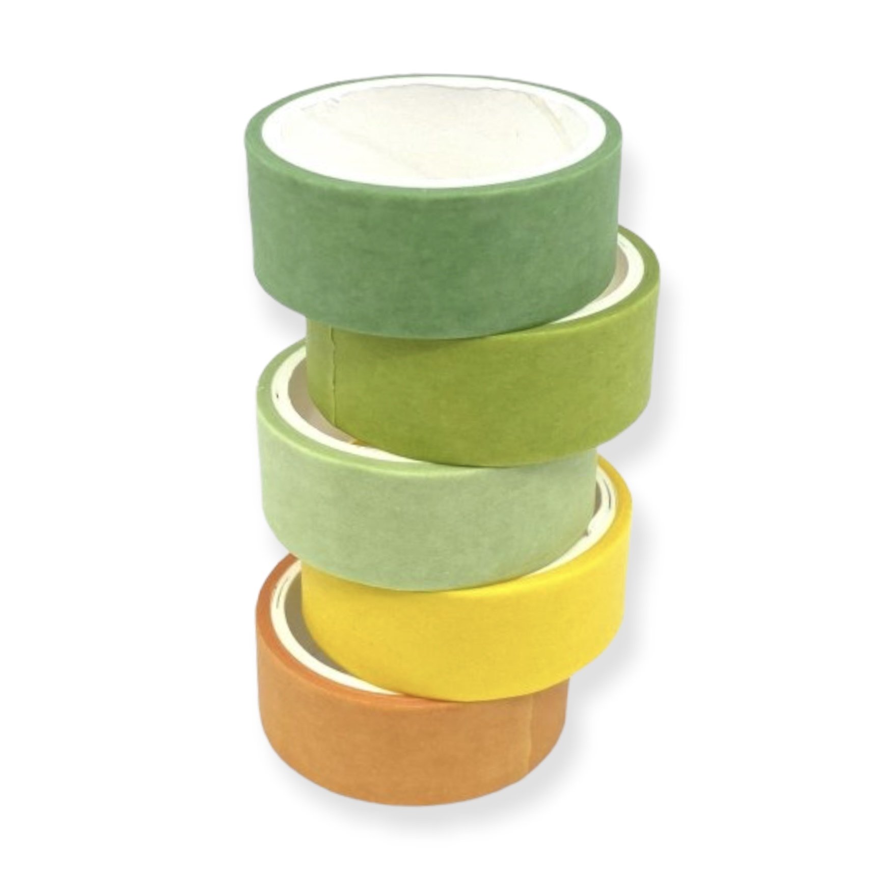Roco Art Renkli Kağıt Bant (Washi Tape) Sarı Tonlar 5*3 mt.