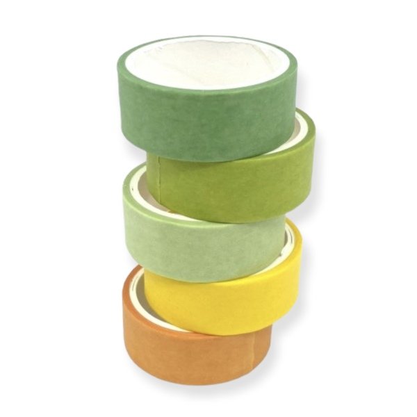 Roco Art Renkli Kağıt Bant (Washi Tape) Sarı Tonlar 5*3 mt.