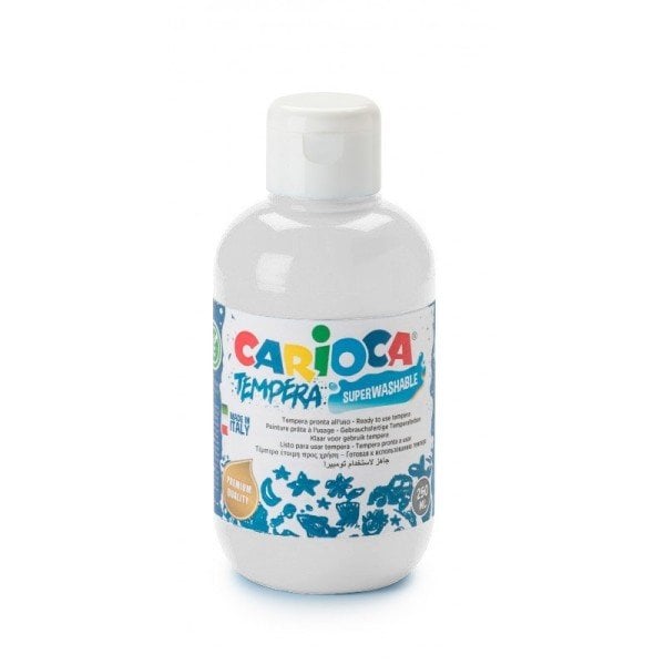 Carioca Tempera Boya 250ml Beyaz 01