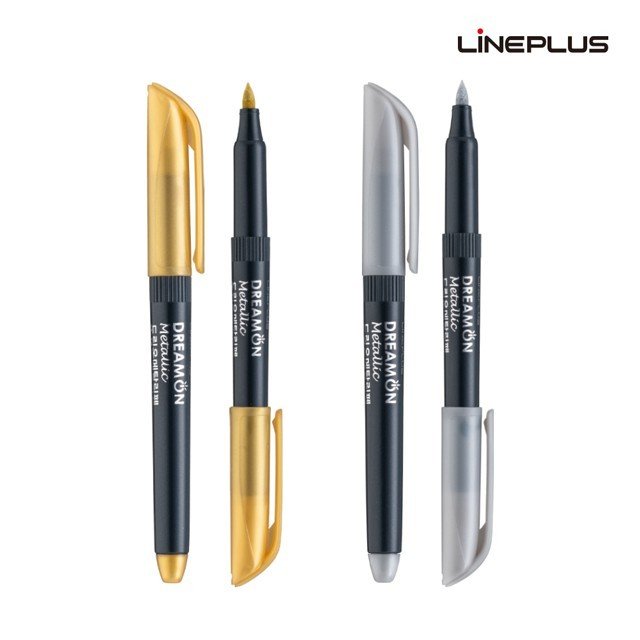LinePlus Metalik Altın Markör