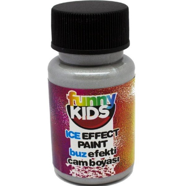 F. Kids Buz Efekti Cam Boyası- Gümüş