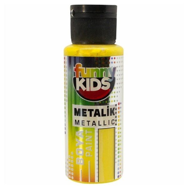 Akrilik Boya Metalik 70 cc. - Sarı