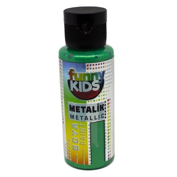 Akrilik Boya Metalik 70 cc. - Yeşil
