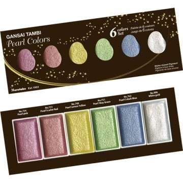 Zig Suluboya Pearl Colors 6'lı