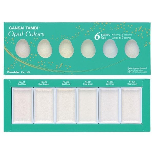 Zig Suluboya Opal Colors 6'lı