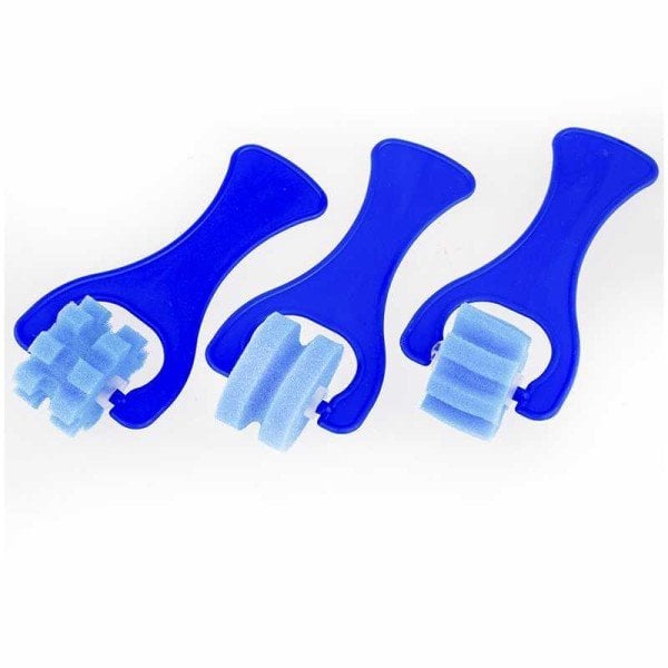 Jovi Sünger Rulo Fırça Set 3'lü Tırtıklı
