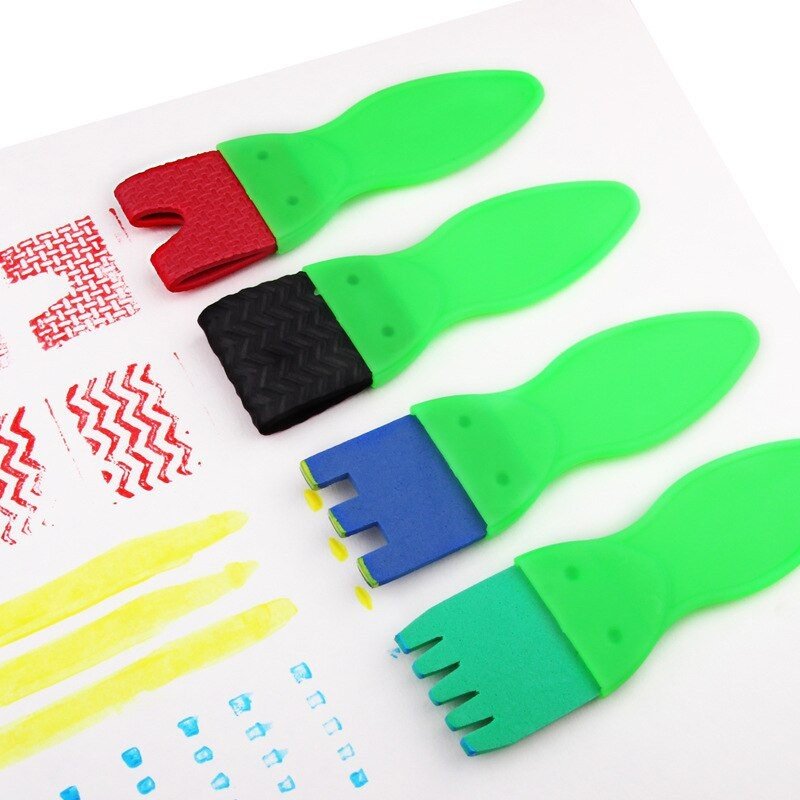 Bubu Eva Spatula Fırça Set 4'lü