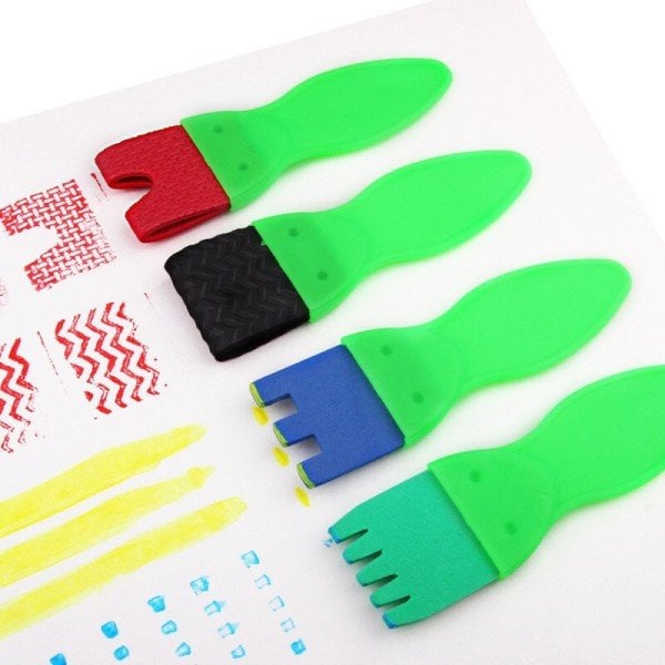 Bubu Eva Spatula Fırça Set 4'lü