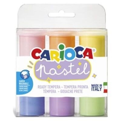 Carioca Pastel Ready Tempera 6x25ml