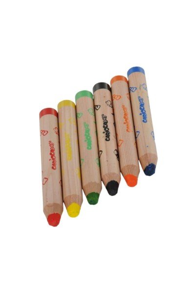 Carioca Baby 3 in 1 Crayon 6'lı Kalemtraş Hediyeli