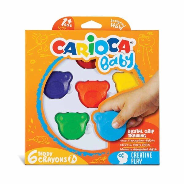 Carioca Baby Teddy Crayon Boya 6'lı