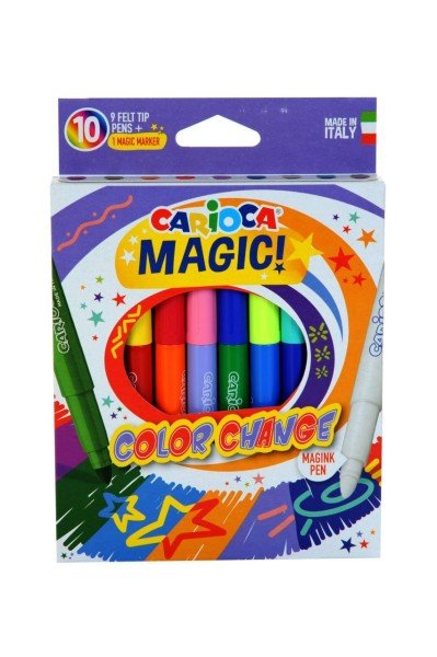 Carioca Magic Keçeli Kalem 10'lu (Renk Değiştiren)