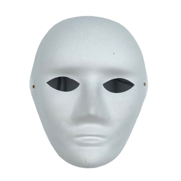 Karton Maske İnsan (Yüz)