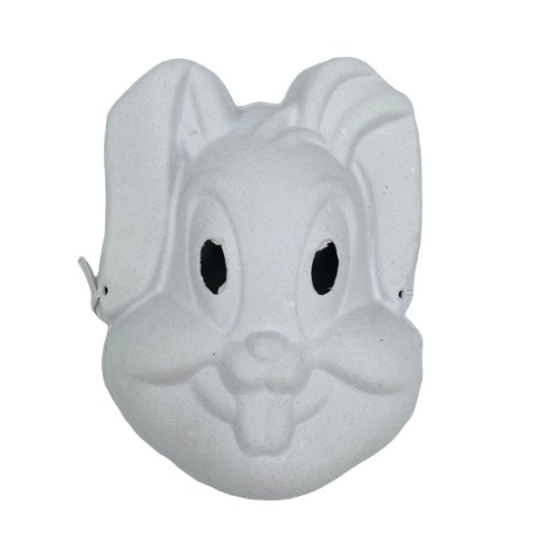 Karton Maske Tavşan