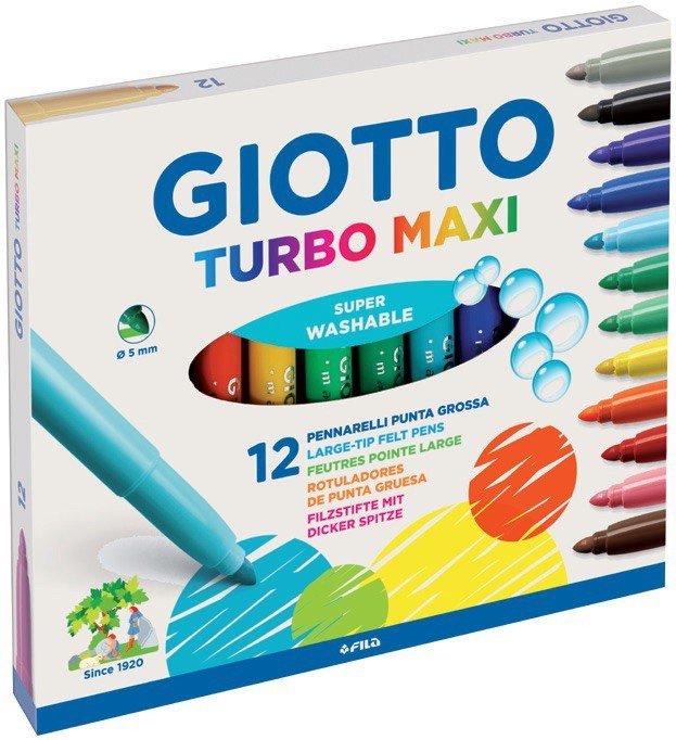 Giotto Turbo Maxi Keçeli 12'li