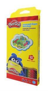 Playdoh Kuru Boya Üçgen 12'li