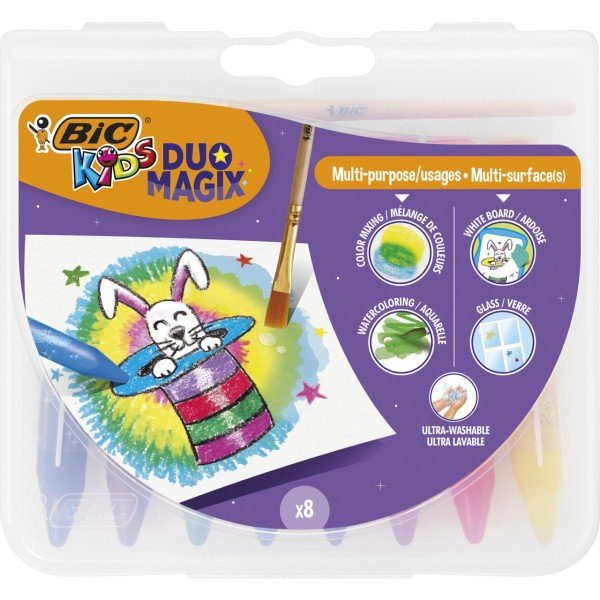 Bic Pastel Duo Magic 8'li