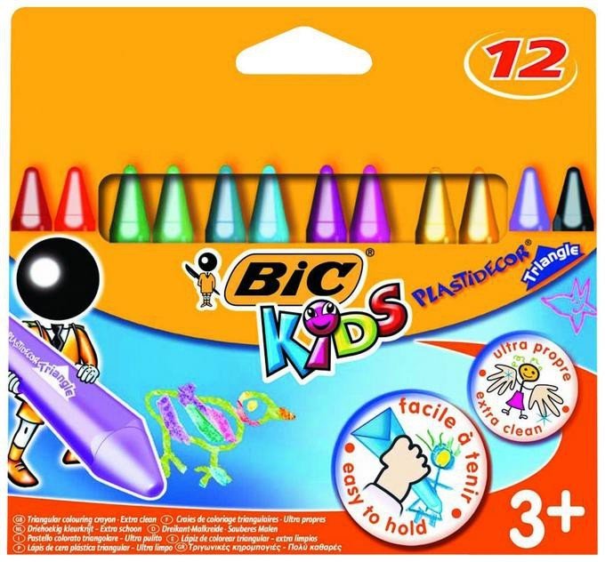 Bic Mum Boya 12'li Üçgen