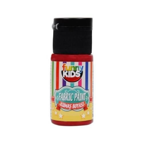 Funny Kids Kumaş Boyası 20cc Kırmızı 7404