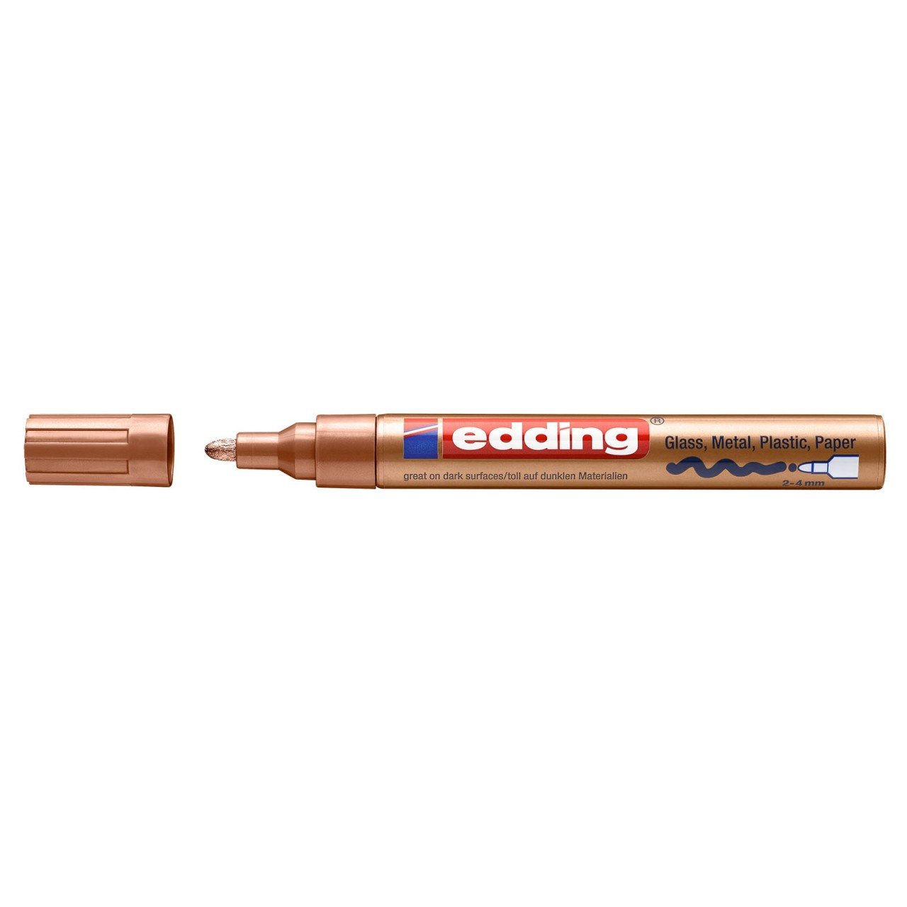 Edding Paint Markör 750 Roze 2-4 mm.