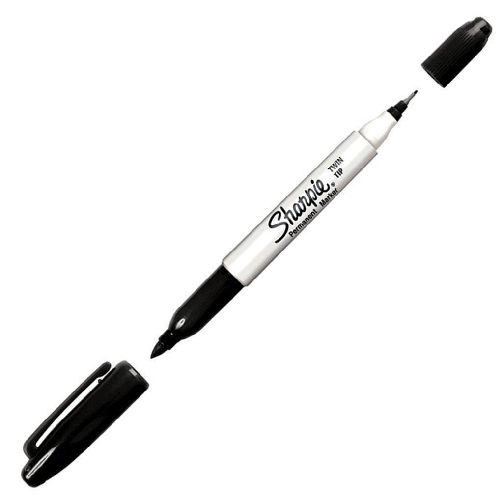 Sharpie Siyah Çift Taraflı