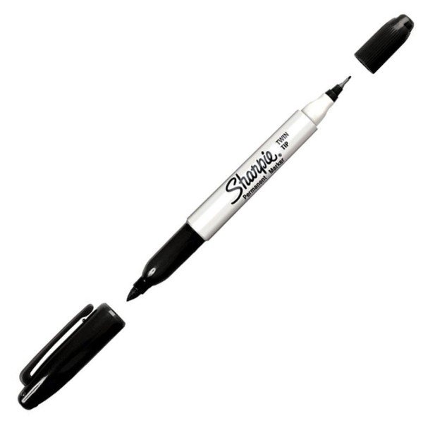 Sharpie Siyah Çift Taraflı